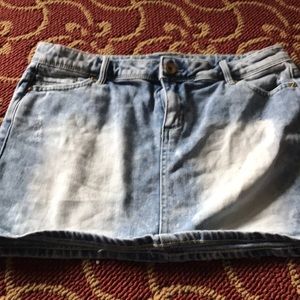 Xs denim mini skirt